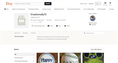 Desktop Screenshot of creationsbytj.com